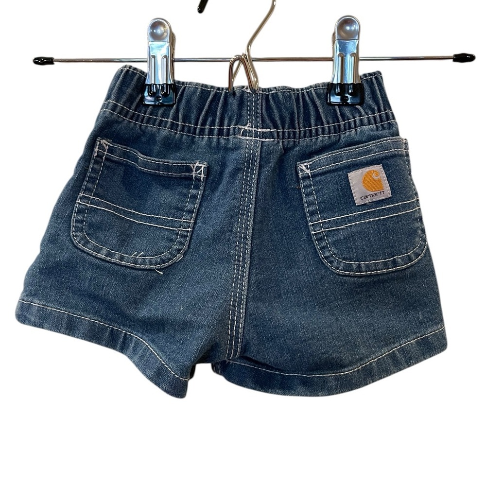 Carhartt Infant Shorts Blue Denim Elastic Waist Size: 3 Months